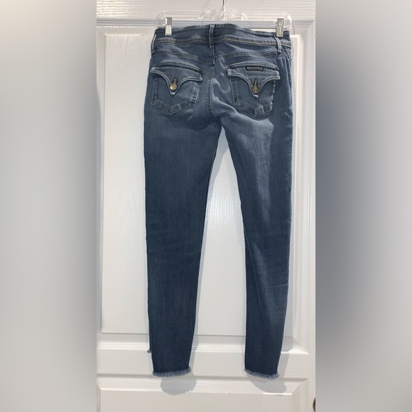 Designer HUDSON boot Cut hem skinny jeans size 27 4 - Picture 13 of 16
